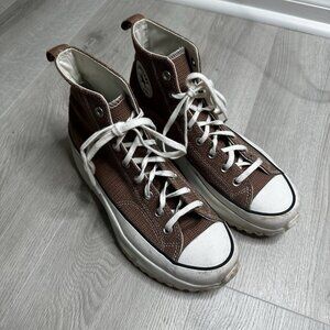 Converse Unisex Run Star Hike Platform High Top Shoes Sneakers Men 9.5/Wmn 11